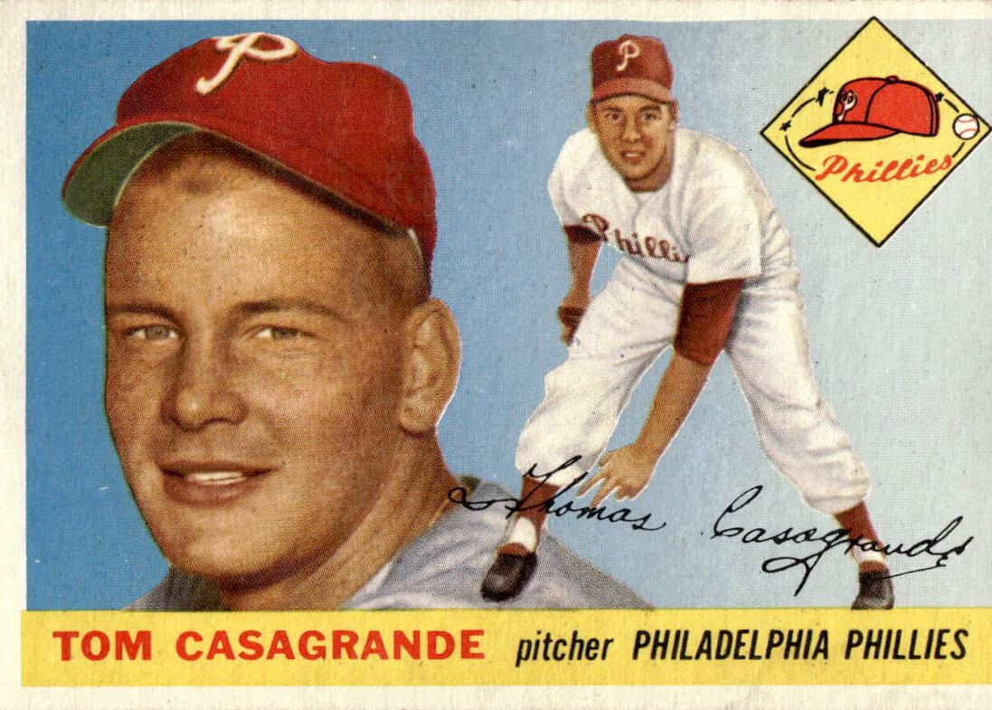 1955 Topps Baseball Tom Casagrande #167