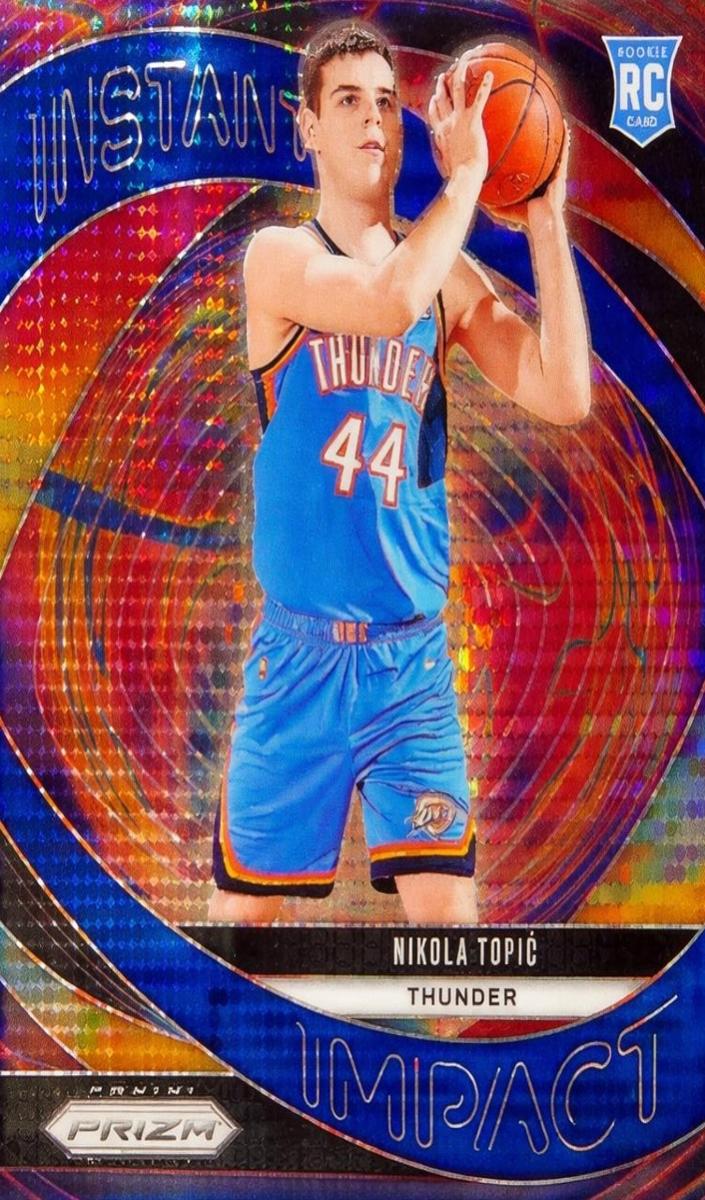 2024 Panini Prizm Basketball Blue Pulsar Nikola Topic #3
