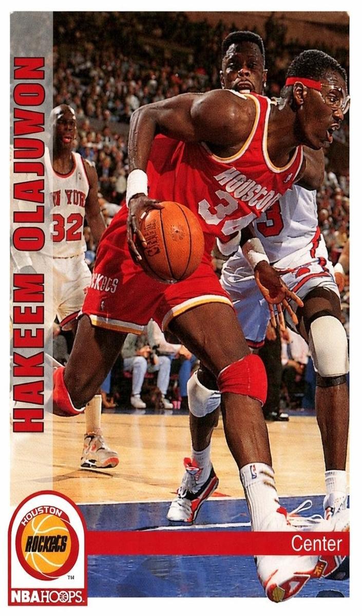 1992 Hoops Basketball Hakeem Olajuwon #85 PSA 9