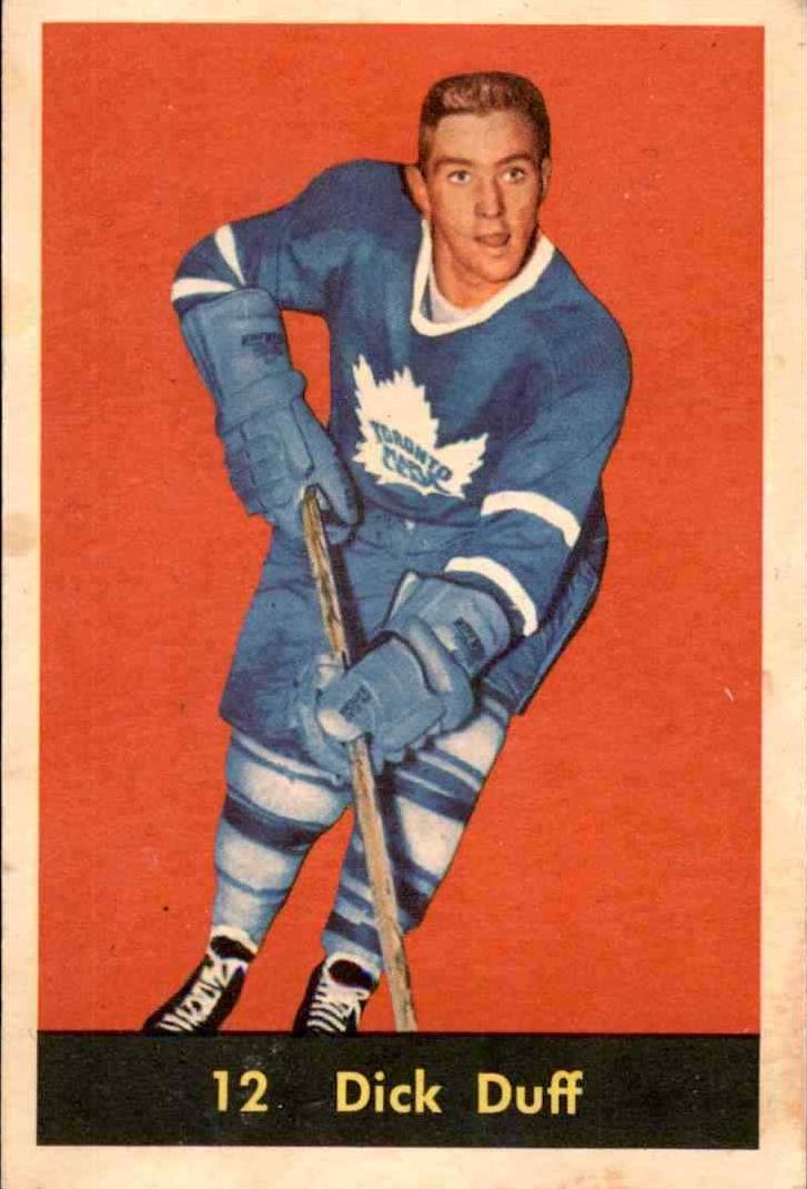 1960 Parkhurst Hockey Dick Duff #12 PSA 7.5