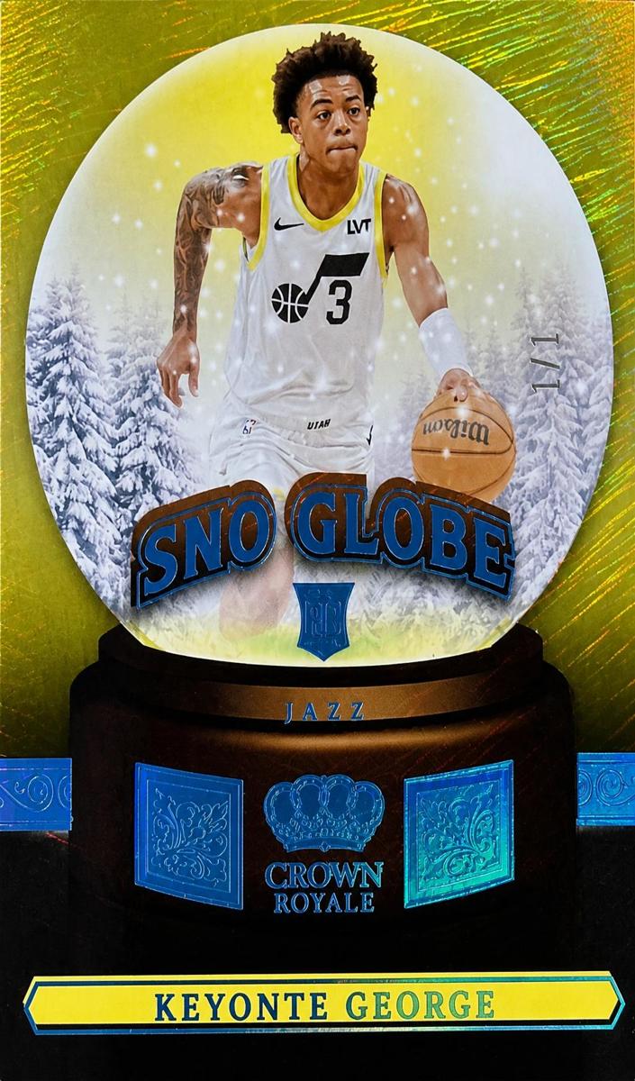 2023 Panini Crown Royale Basketball Platinum Keyonte George #6