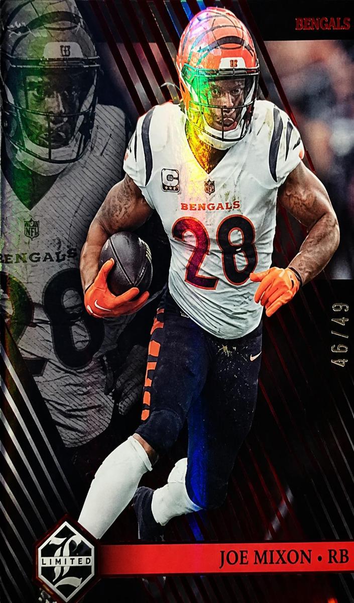 2023 Panini Limited Football Ruby Spotlight Joe Mixon #24