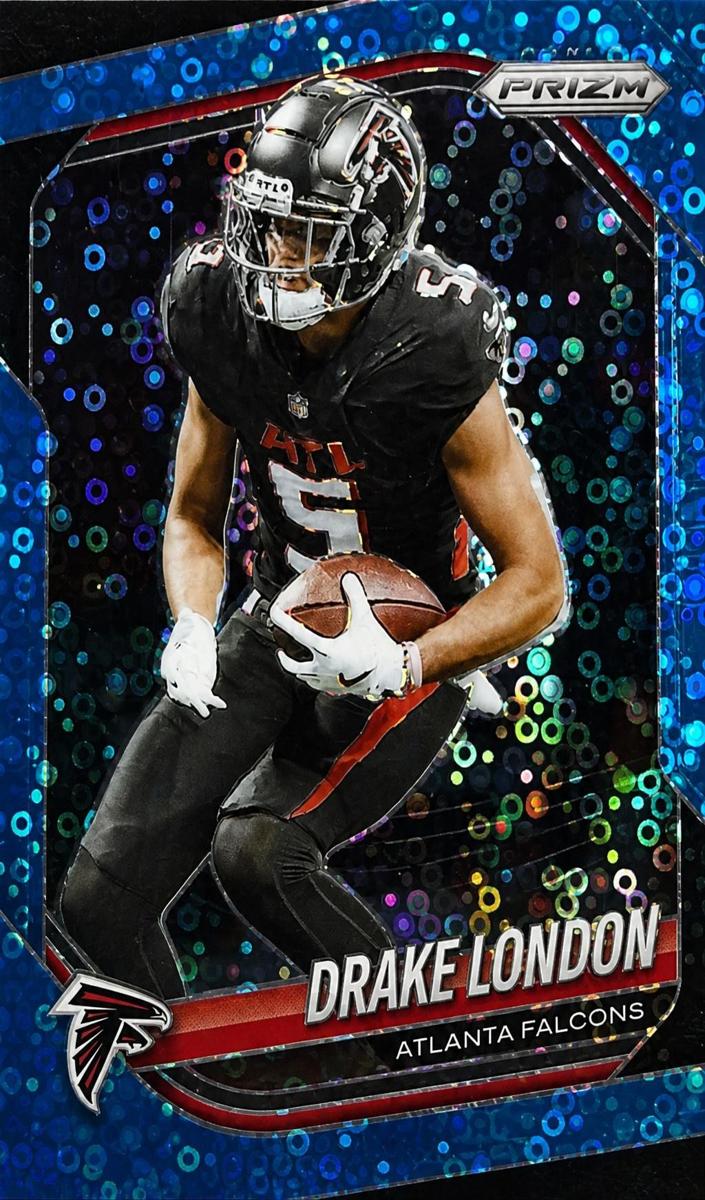 2025 Panini Prizm Football No Huddle Blue Drake London #198