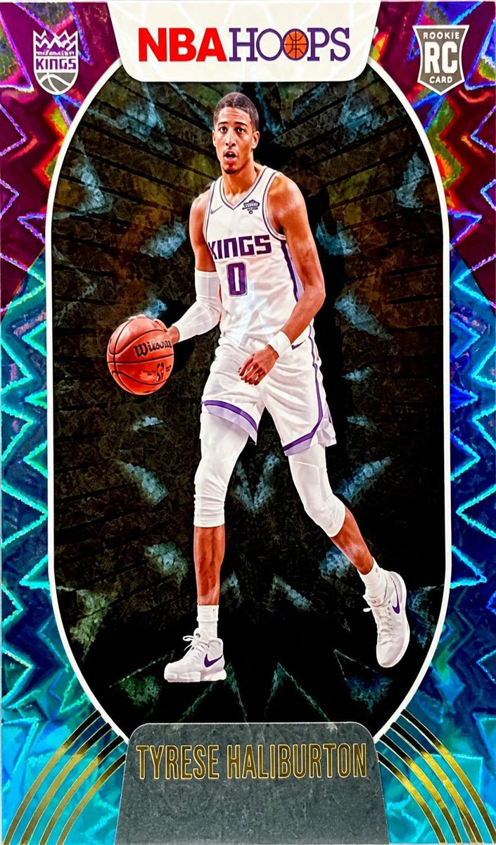 2020 Panini Hoops Basketball Teal Explosion Tyrese Haliburton #238 PSA 9