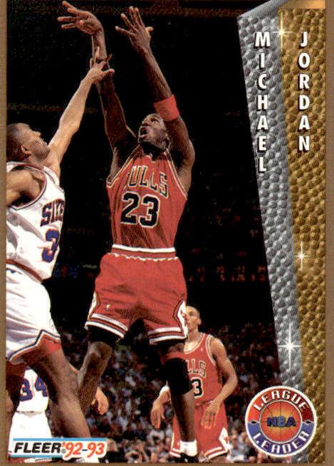 1992 Fleer Basketball Michael Jordan #238 RAW Ungraded