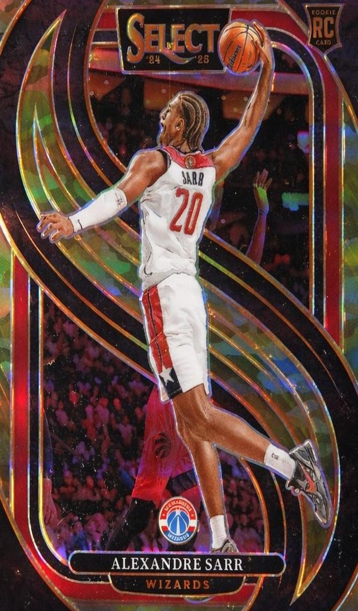 2024 Panini Select Basketball Green Camo Alexandre Sarr #185 PSA 10