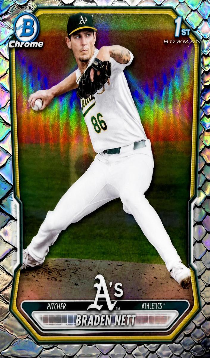 2026 Bowman Baseball Reptilian Refractor Braden Nett #BCP-137