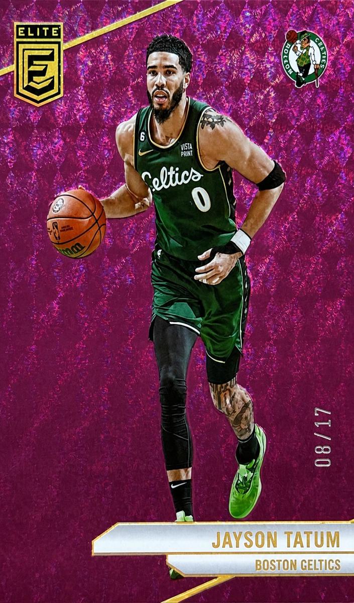 2023 Donruss Elite Basketball FOTL Pink Jayson Tatum #164 PSA 10