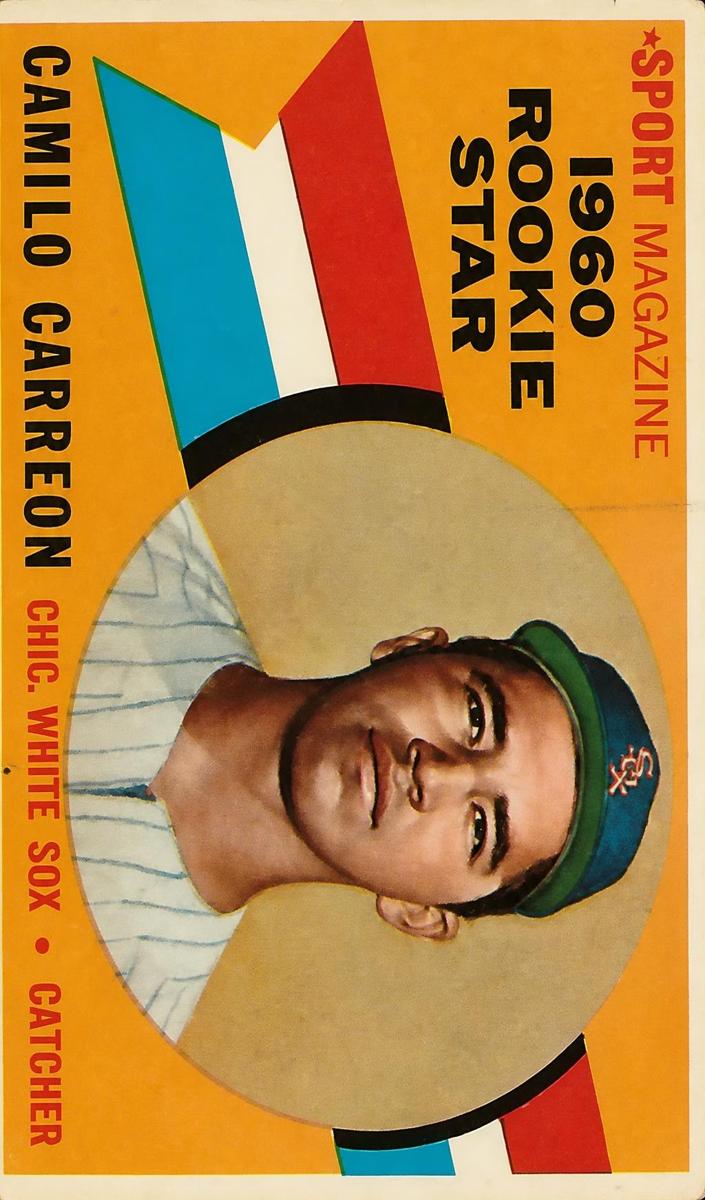 1960 Topps Baseball Rookie Star Camilo Carreon #121 PSA 3.5