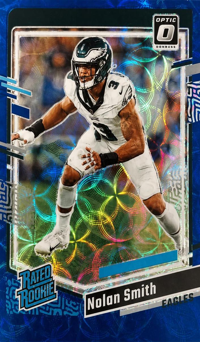 2023 Donruss Optic Football Blue Scope Nolan Smith #283