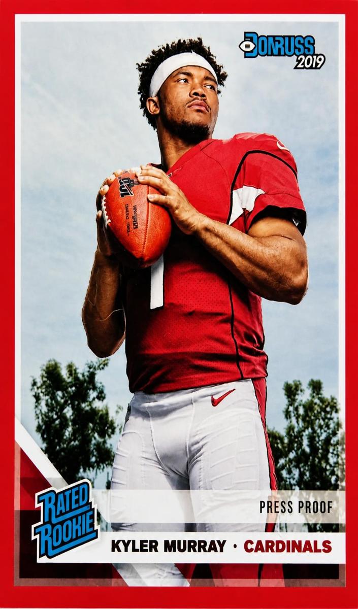 2019 Panini Donruss Football Press Proof Red Kyler Murray #302 SGC 8.5