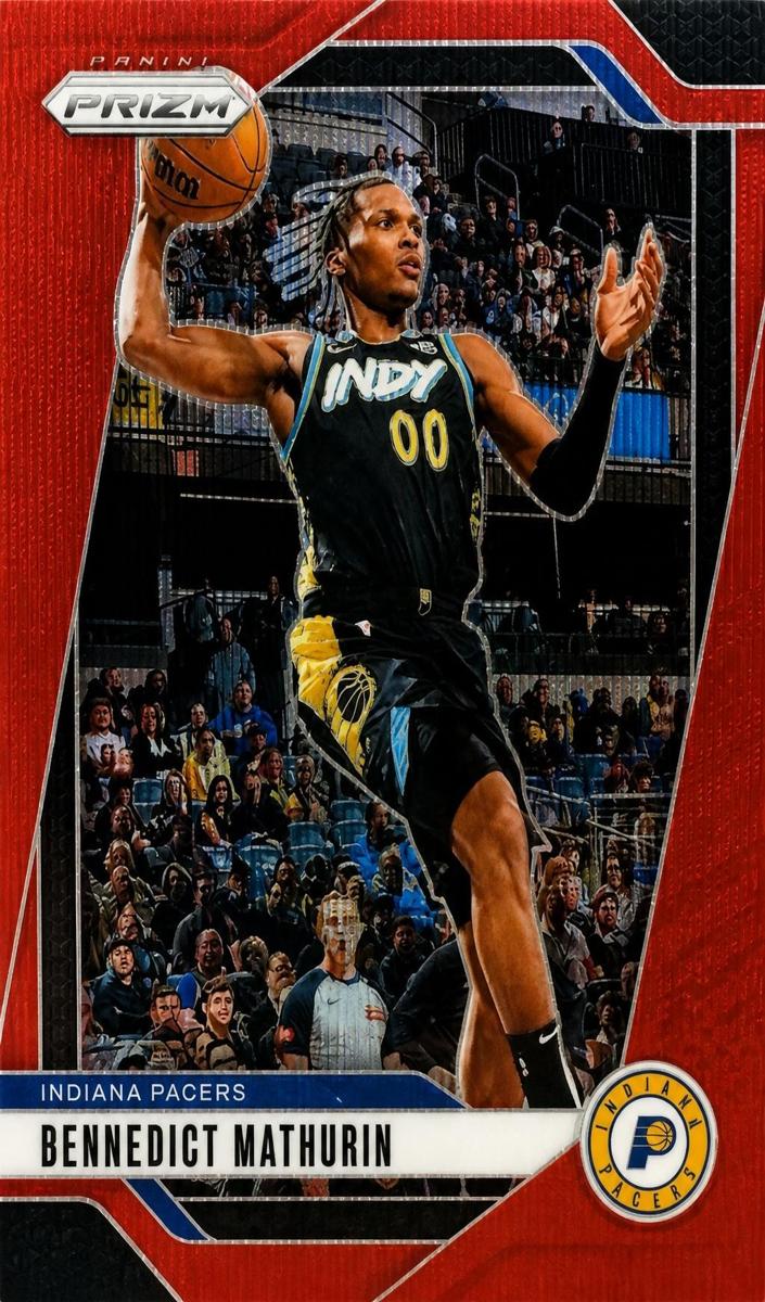 2024 Panini Prizm Basketball Ruby Wave Bennedict Mathurin #40