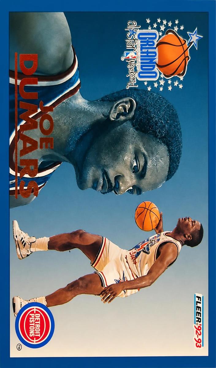 1992 Fleer Basketball Joe Dumars #4