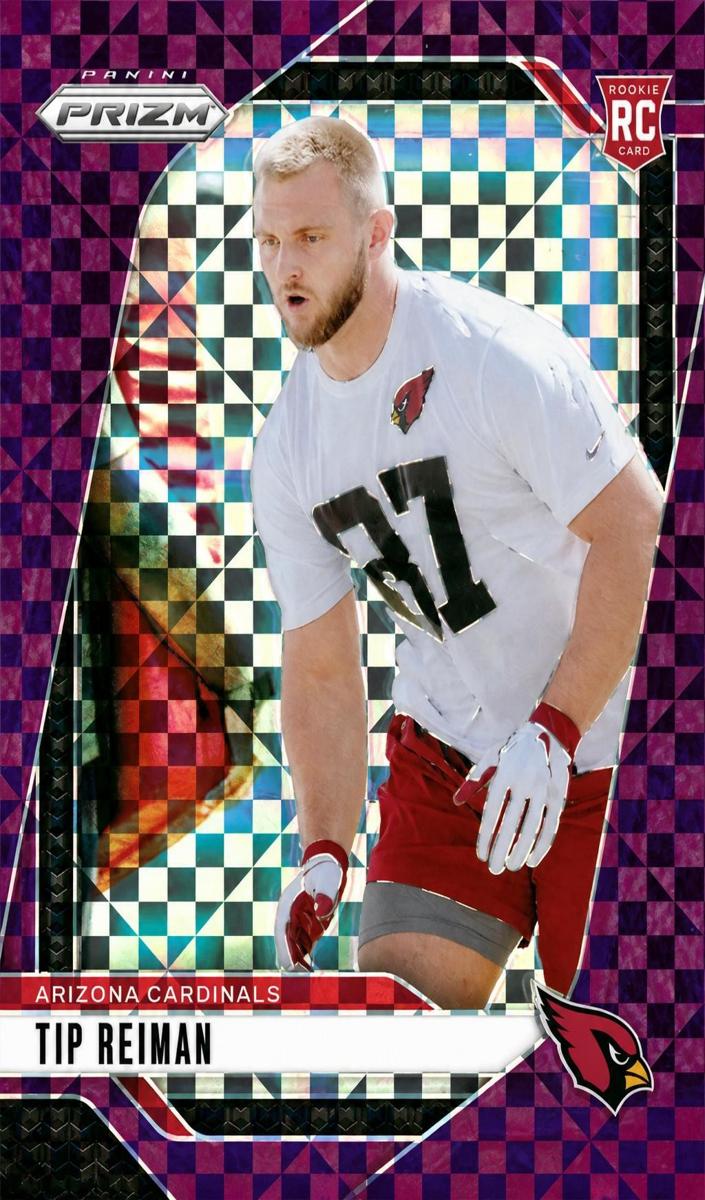 2024 Panini Prizm Football Purple Power Tip Reiman #391