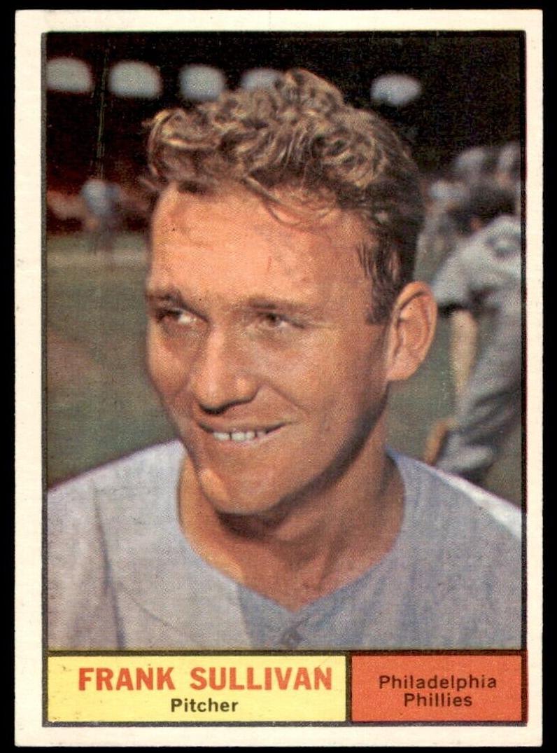 1961 Topps Baseball Frank Sullivan #281