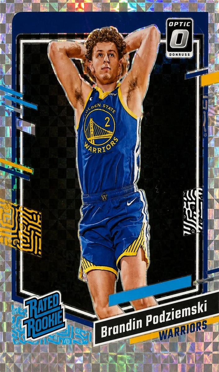 2023 Donruss Optic Basketball Checkerboard Brandin Podziemski #203 PSA 9