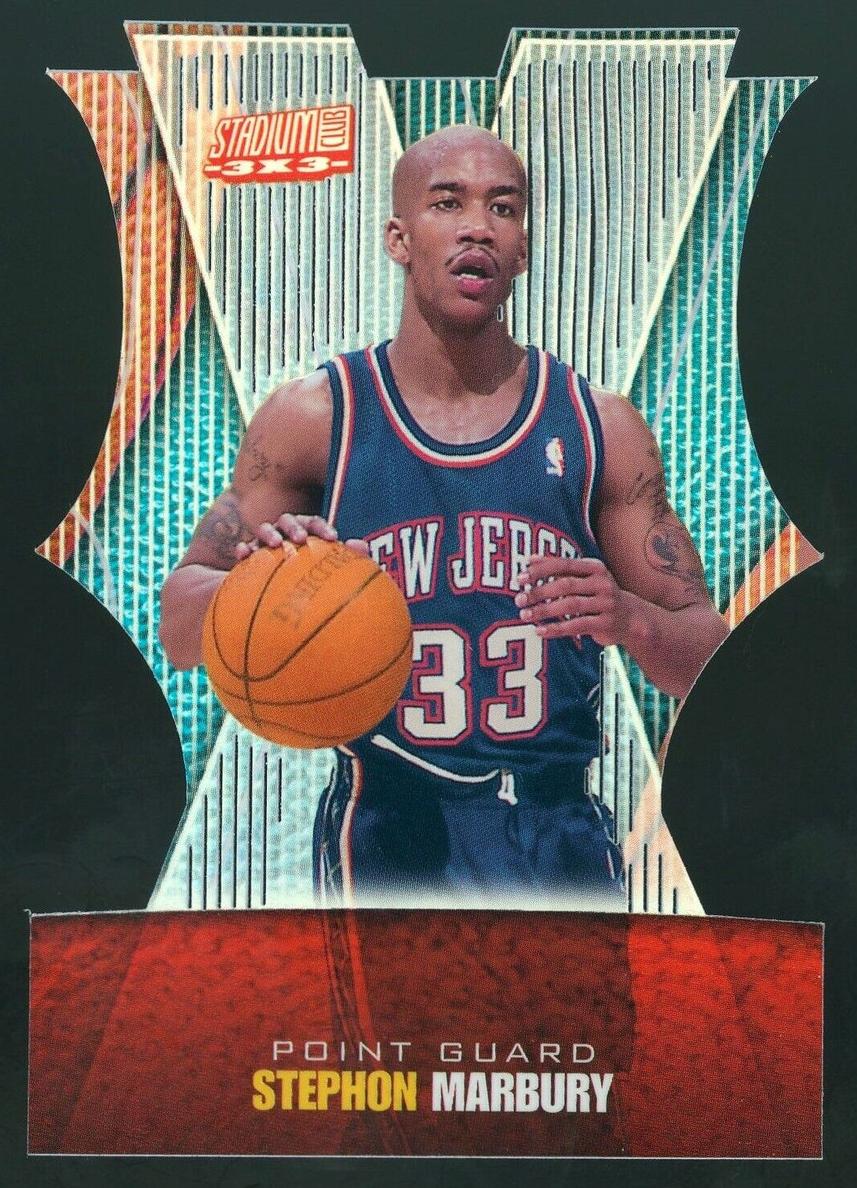 1999 Topps Stadium Club Basketball Luminescent Stephon Marbury #2b PSA 10