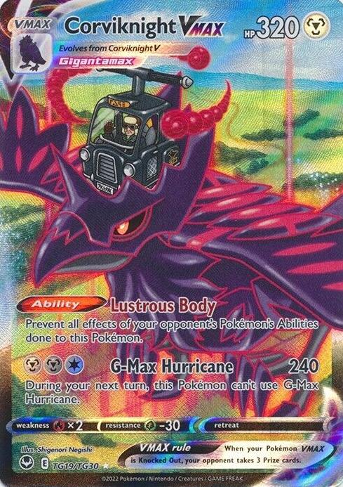 2022 Pokemon Silver Tempest Full Art Corviknight #TG19