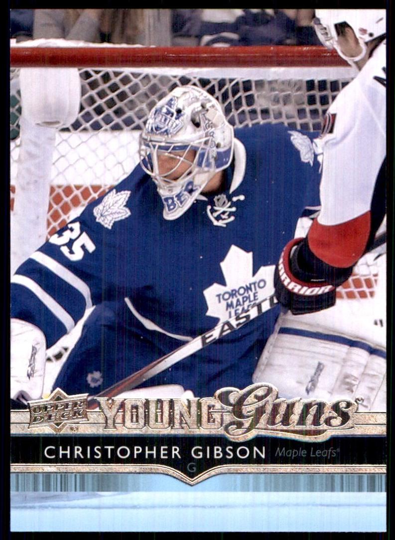 2014 Upper Deck Hockey Christopher Gibson #483 PSA 10