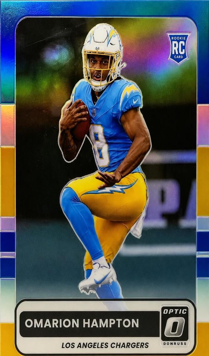 2025 Donruss Optic Football Omarion Hampton #6