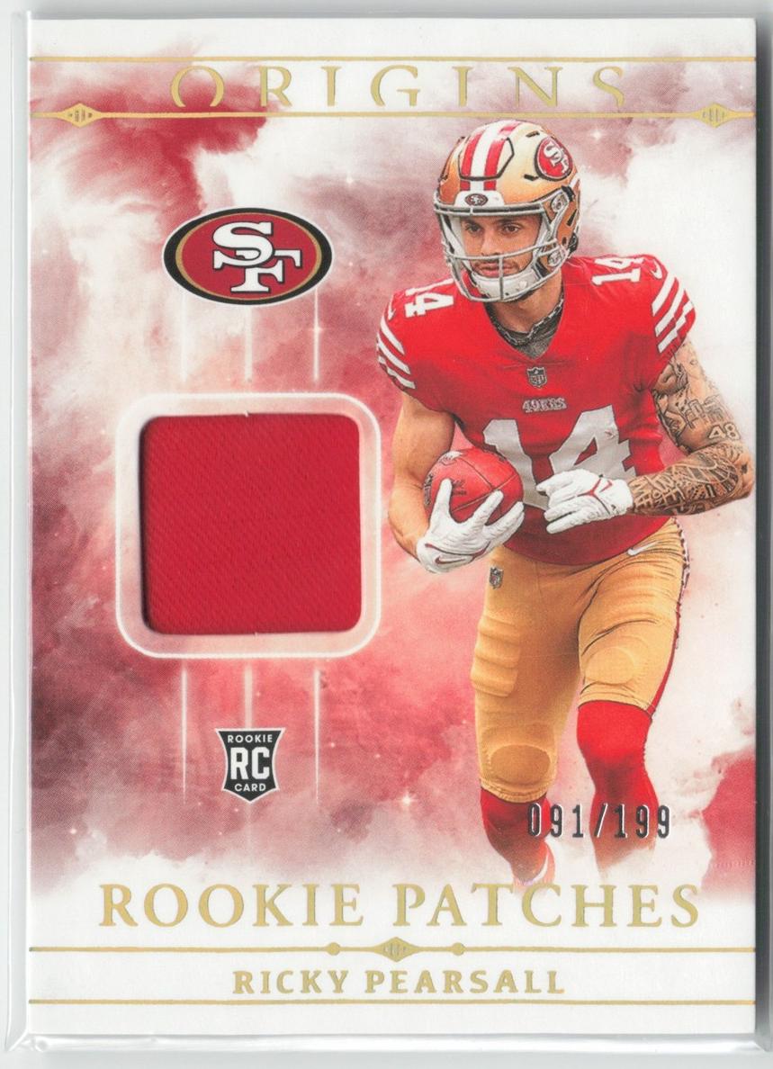 2024 Panini Origins Football Ricky Pearsall #RPT-RPL SGC 7.5