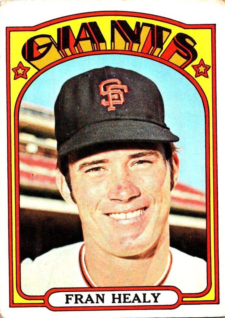 1972 Topps Baseball Fran Healy #663 PSA 8.5