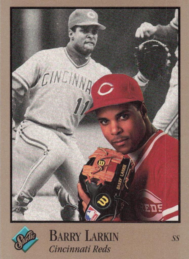 1992 Studio Baseball Barry Larkin #23 PSA 9