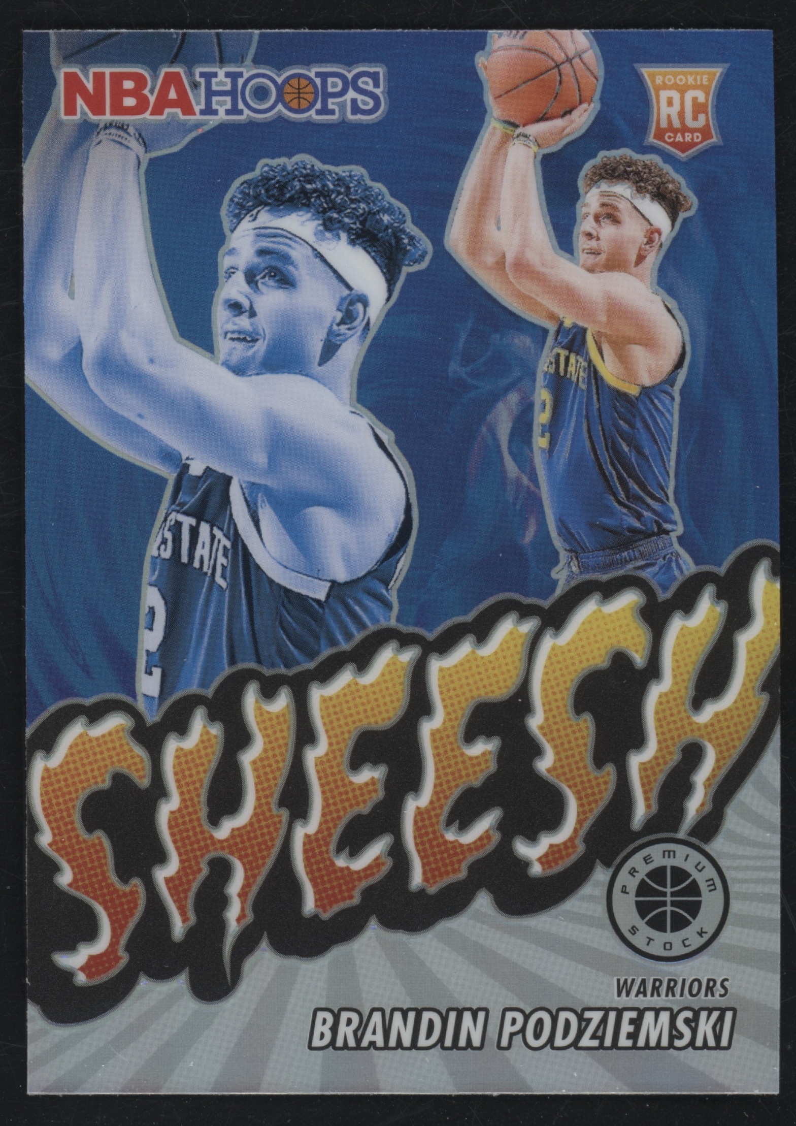 2023 Panini Hoops Premium Stock Basketball Silver Brandin Podziemski #21 PSA 10