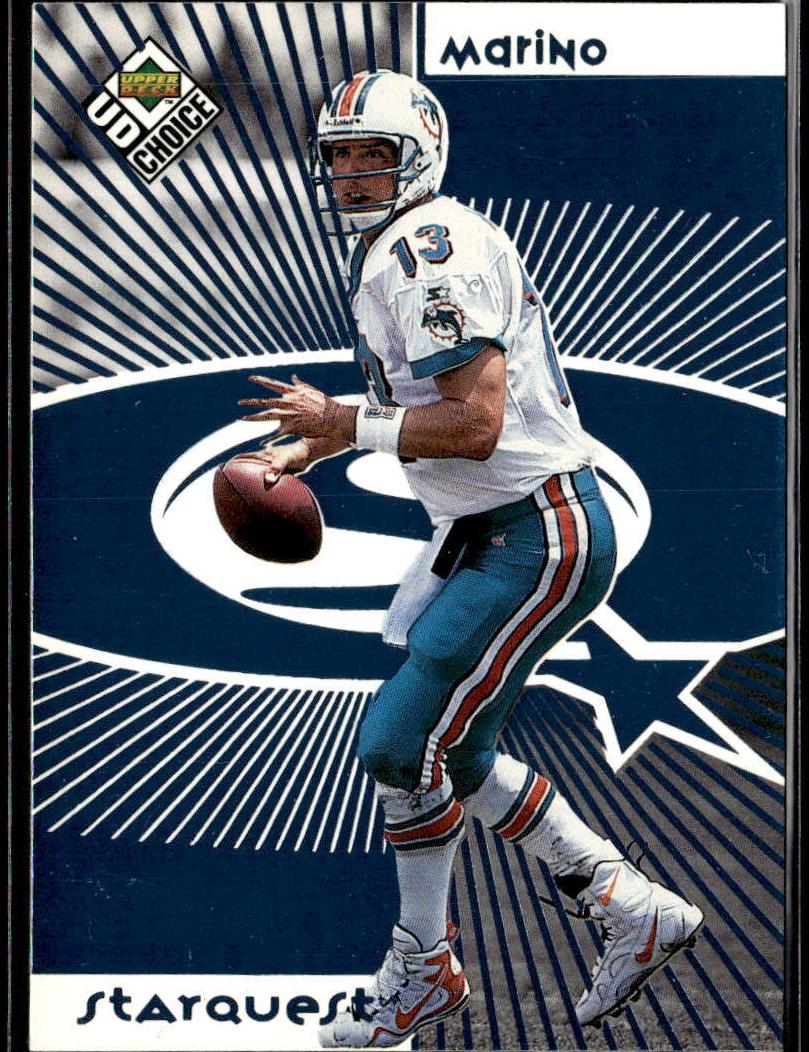 1998 UD Choice Football Green Dan Marino #13 PSA 9