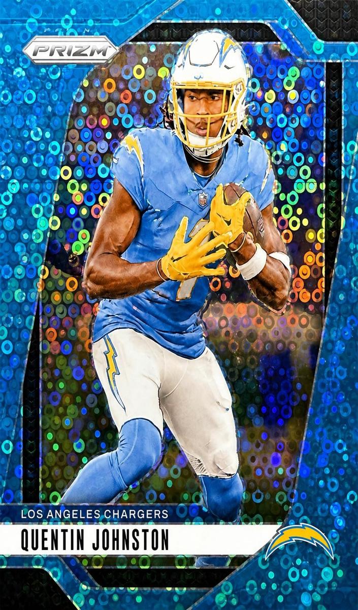 2024 Panini Prizm Football No Huddle Blue Quentin Johnston #160