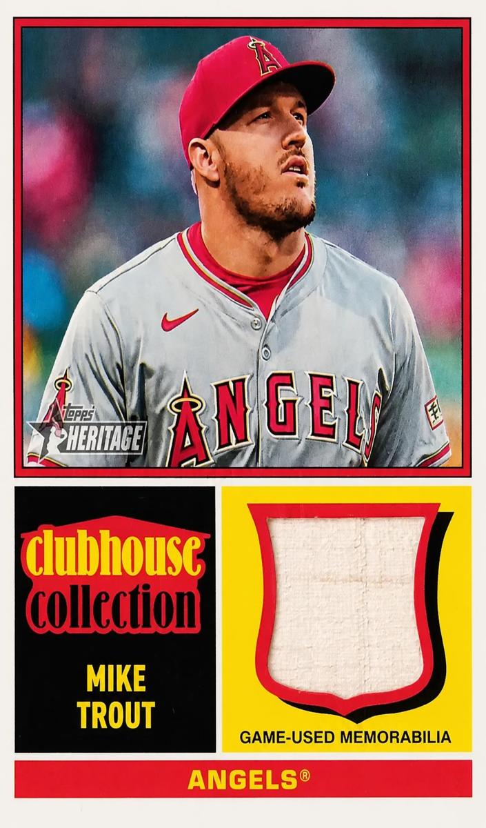 2025 Topps Heritage Baseball Mike Trout #CCR-MT