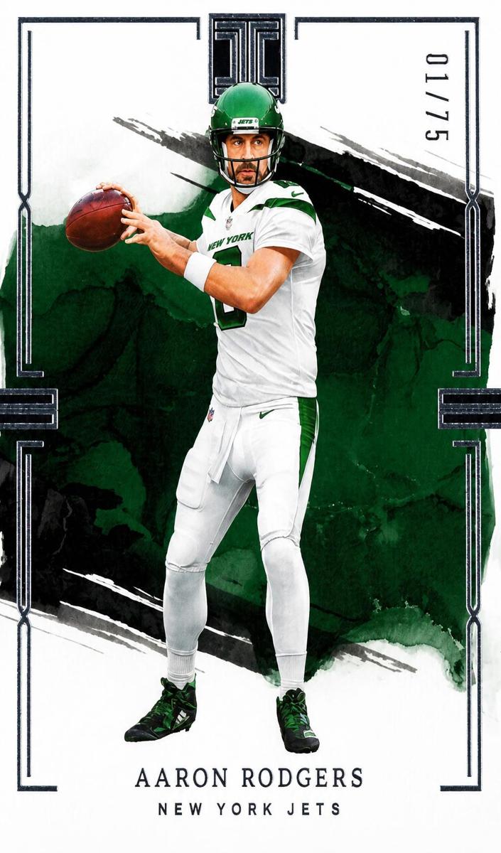 2023 Panini Impeccable Football Aaron Rodgers #72