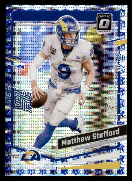 2023 Donruss Optic Football Shield Matthew Stafford #113 PSA 9
