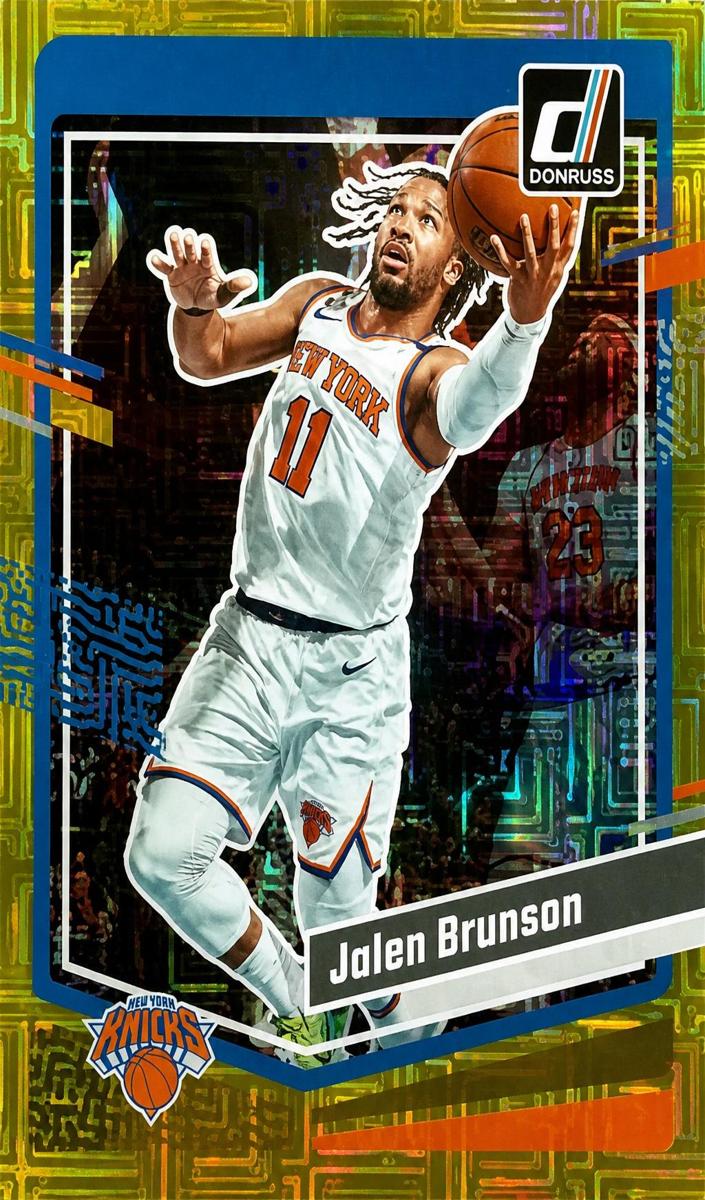2023 Panini Donruss Basketball Choice Gold Jalen Brunson #189