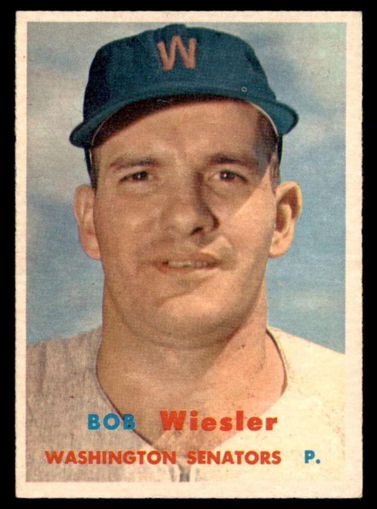 1957 Topps Baseball Bob Wiesler #126 PSA 6.5