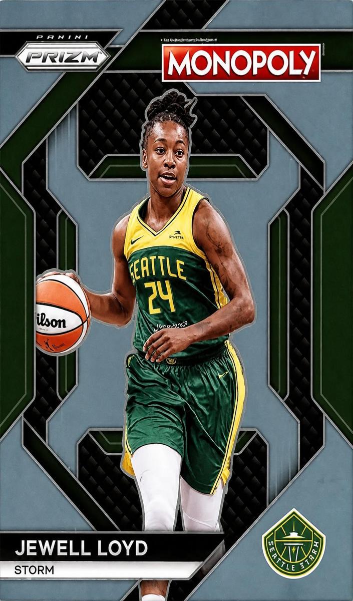 2024 Panini Prizm Monopoly WNBA Basketball Light Blue Jewell Loyd #WNBA24