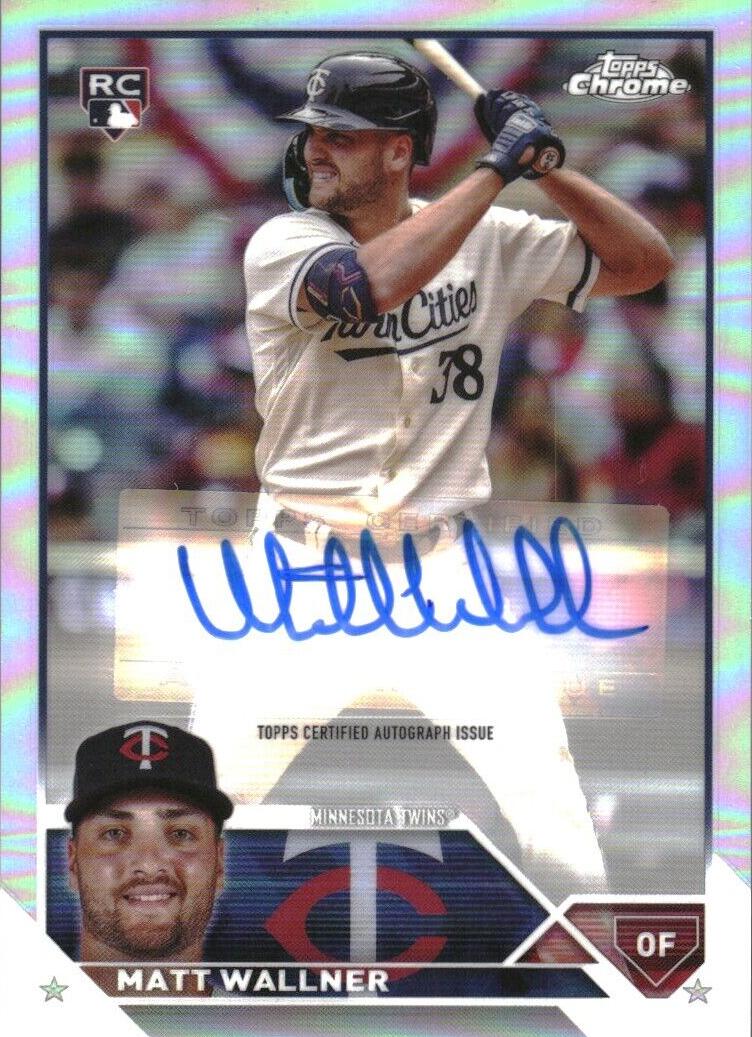 2023 Topps Chrome Update Baseball Refractor Matt Wallner #AC-MW