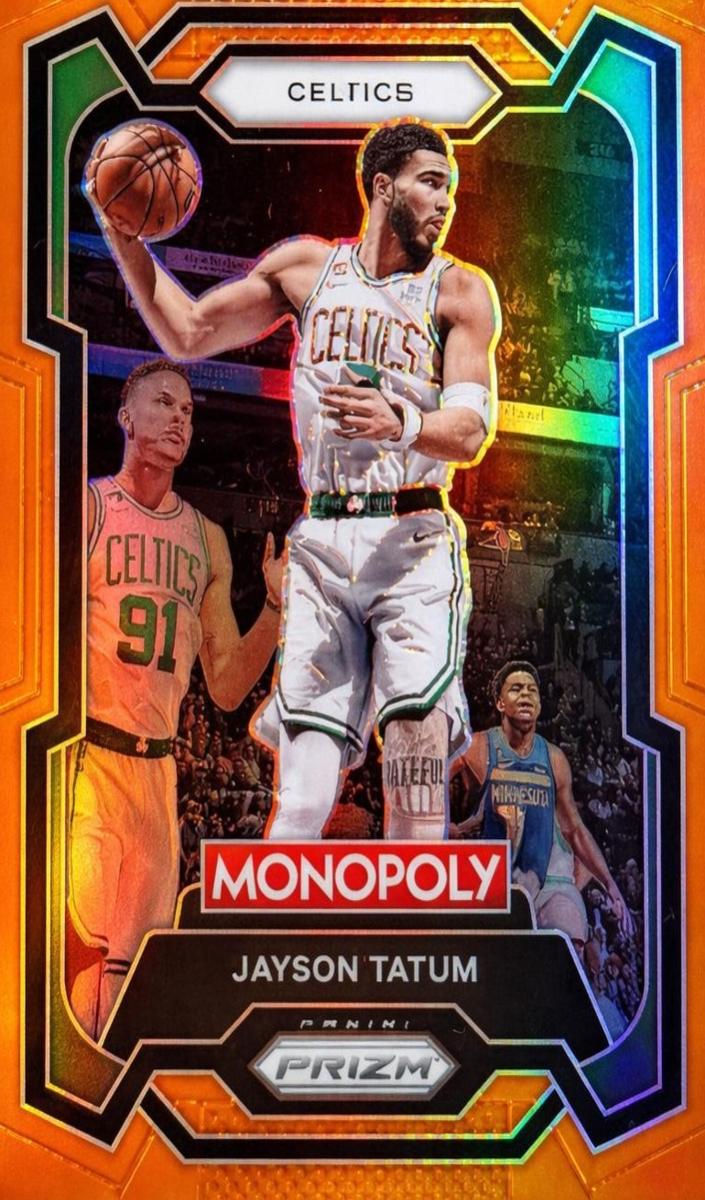 2023 Panini Prizm Monopoly Basketball Orange Jayson Tatum #7 PSA 10