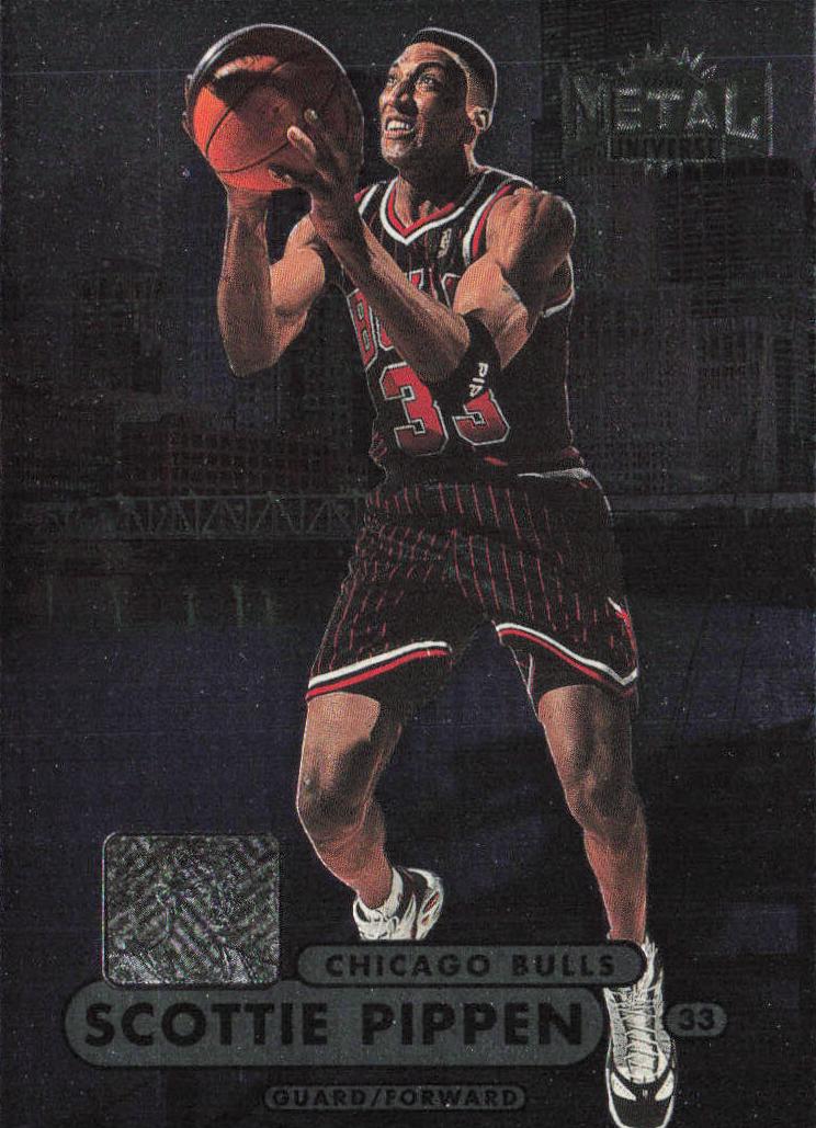 1997 Metal Universe Championship Basketball Scottie Pippen #85 PSA 9