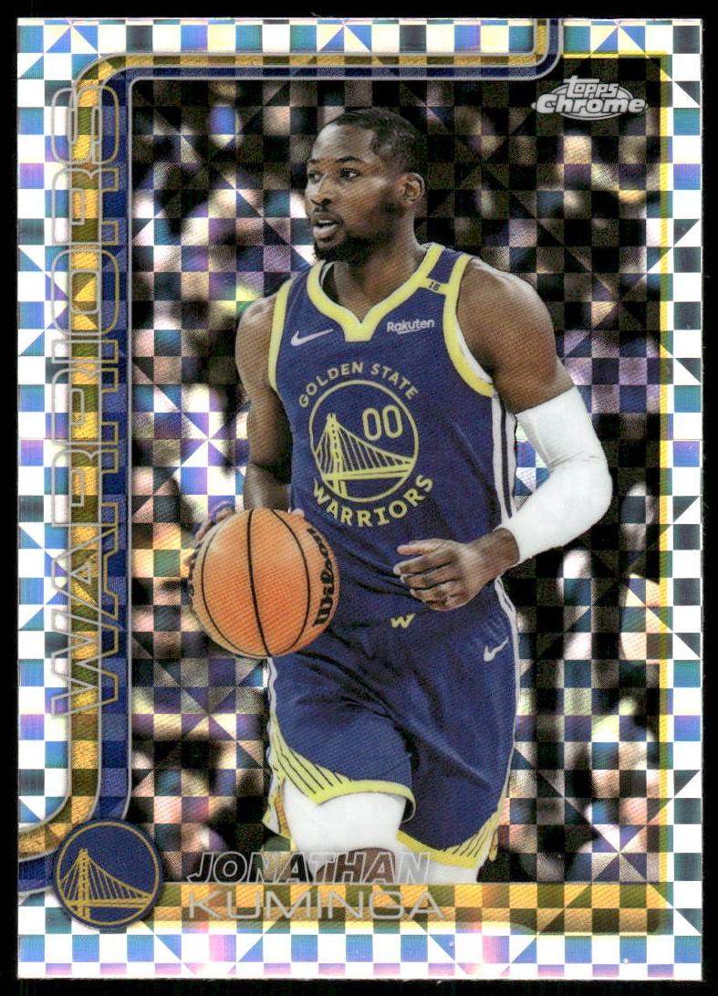 2025 Topps Chrome Basketball X-Fractor Jonathan Kuminga #211