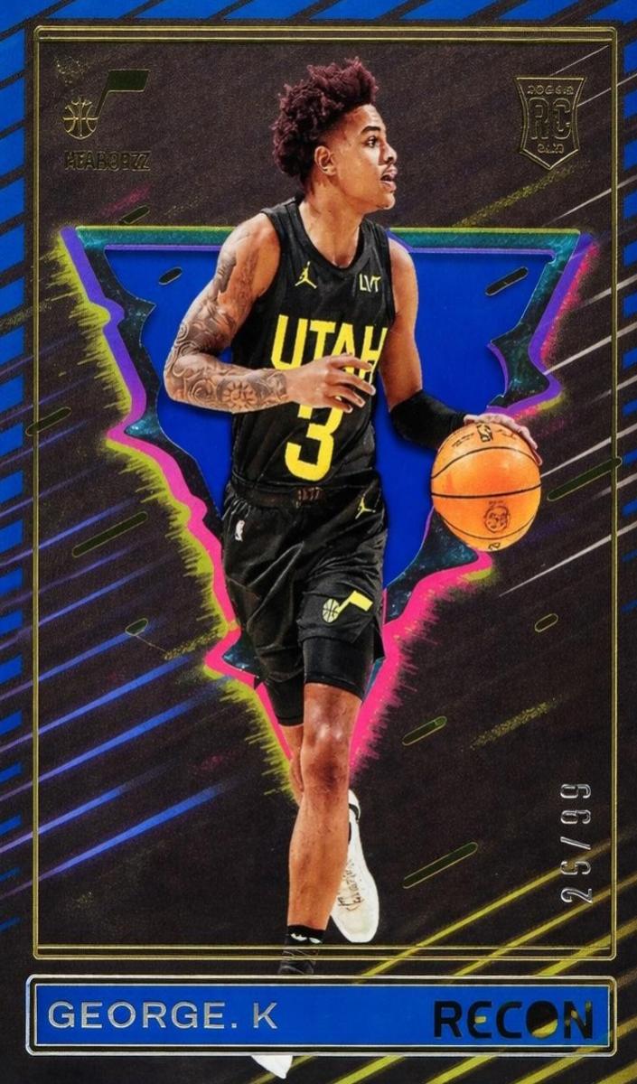 2023 Panini Recon Basketball Holo Blue Keyonte George #237