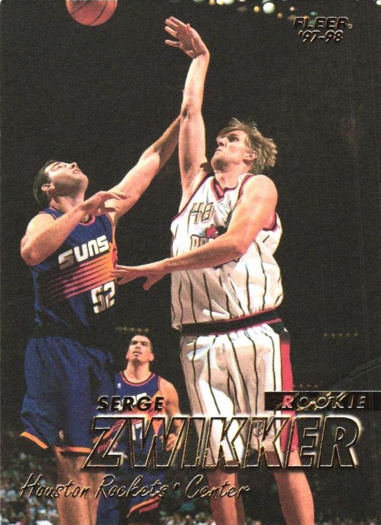 1997 Fleer Basketball Serge Zwikker #348