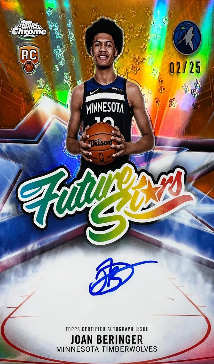 2025 Topps Chrome Basketball Orange Refractor Joan Beringer #FS-JB