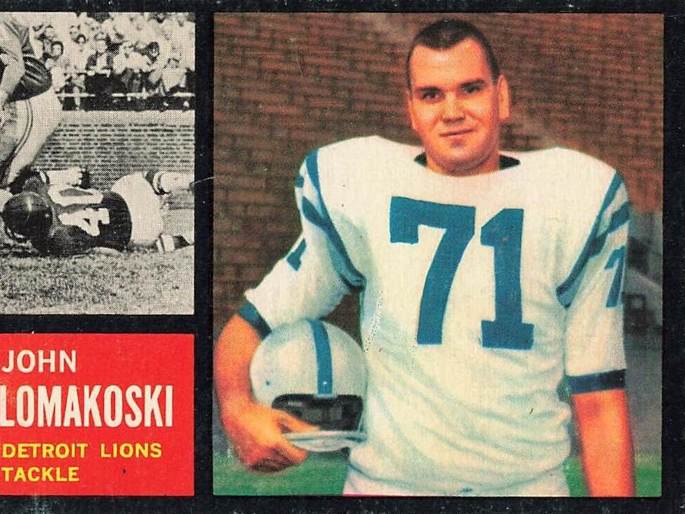 1962 Topps Football John Lomakoski #61