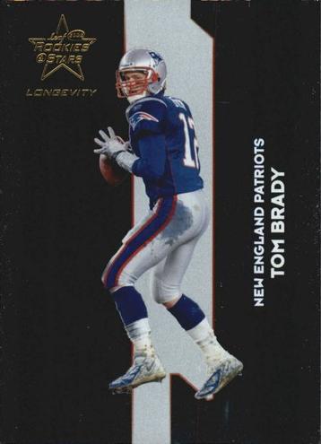 2006 Leaf Rookies & Stars Football Longevity Tom Brady #65 BGS 9.5