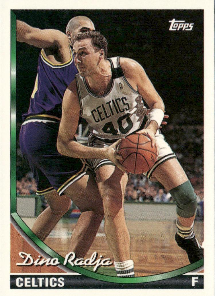 1993 Topps Basketball Dino Radja #282 PSA 9