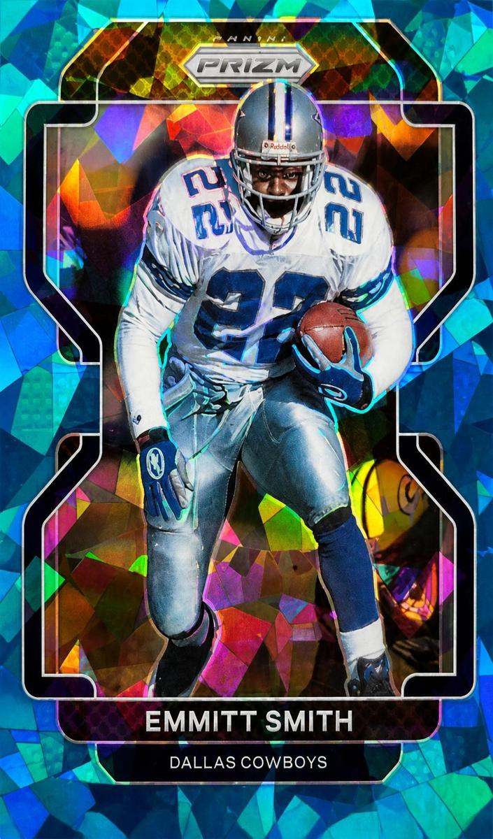 2021 Panini Prizm Football Blue Ice Emmitt Smith #248