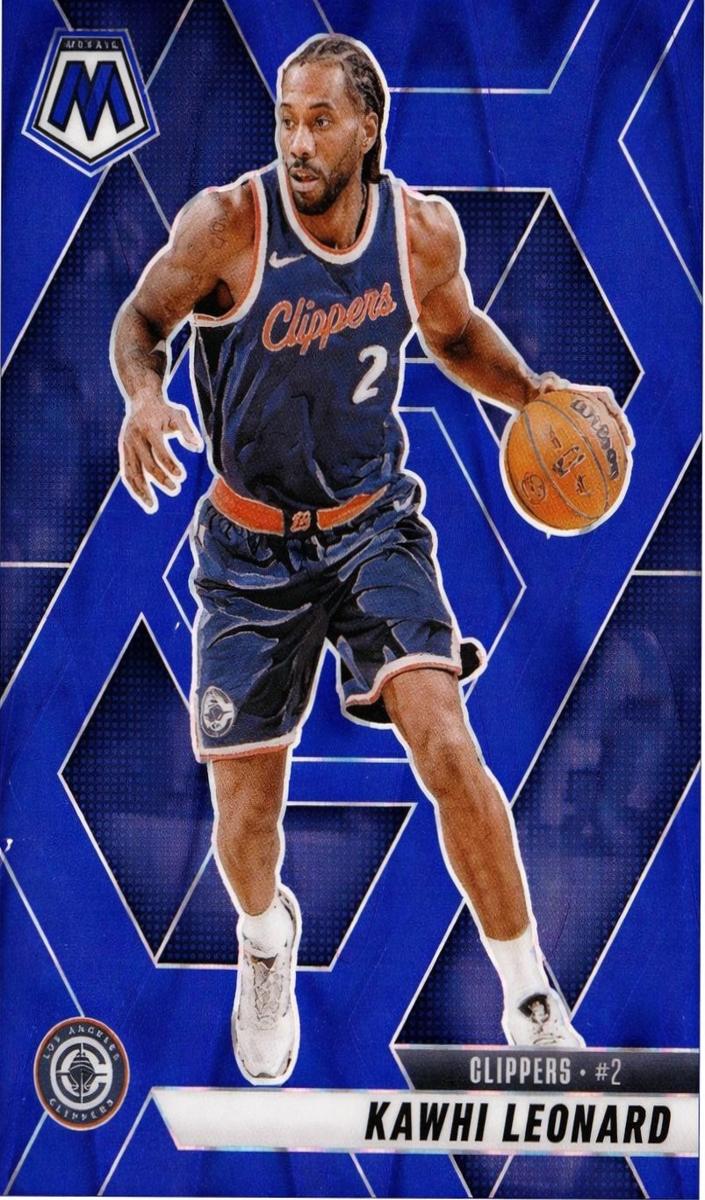2024 Panini Mosaic Basketball Blue Seismic Kawhi Leonard #7