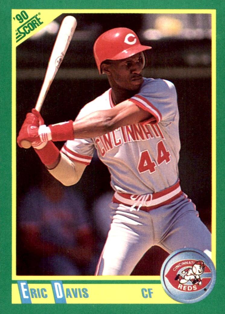 1990 Score Baseball Eric Davis #185