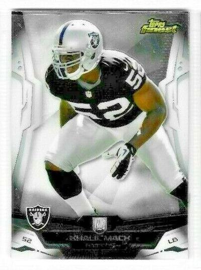 2014 Topps Finest Football Khalil Mack #119 PSA 10